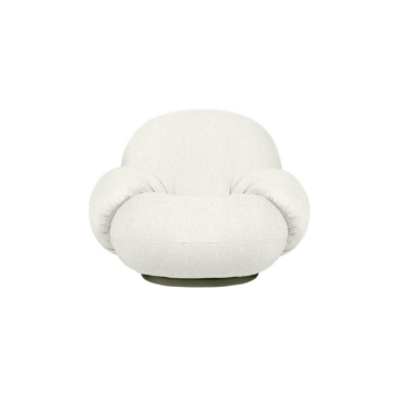 GUBI PACHA OUTDOOR -käsinojallinen nojatuoli, pyörivä jalka