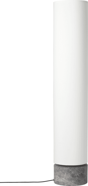 GUBI UNBOUND -lattiavalaisin, 120cm, valkoinen/harmaa marmori - Image 2