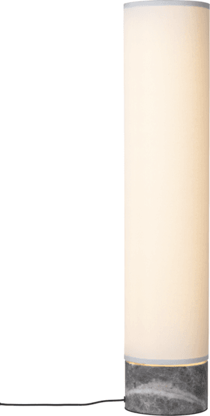 GUBI UNBOUND -lattiavalaisin, 80cm, valkoinen/harmaa marmori - Image 3
