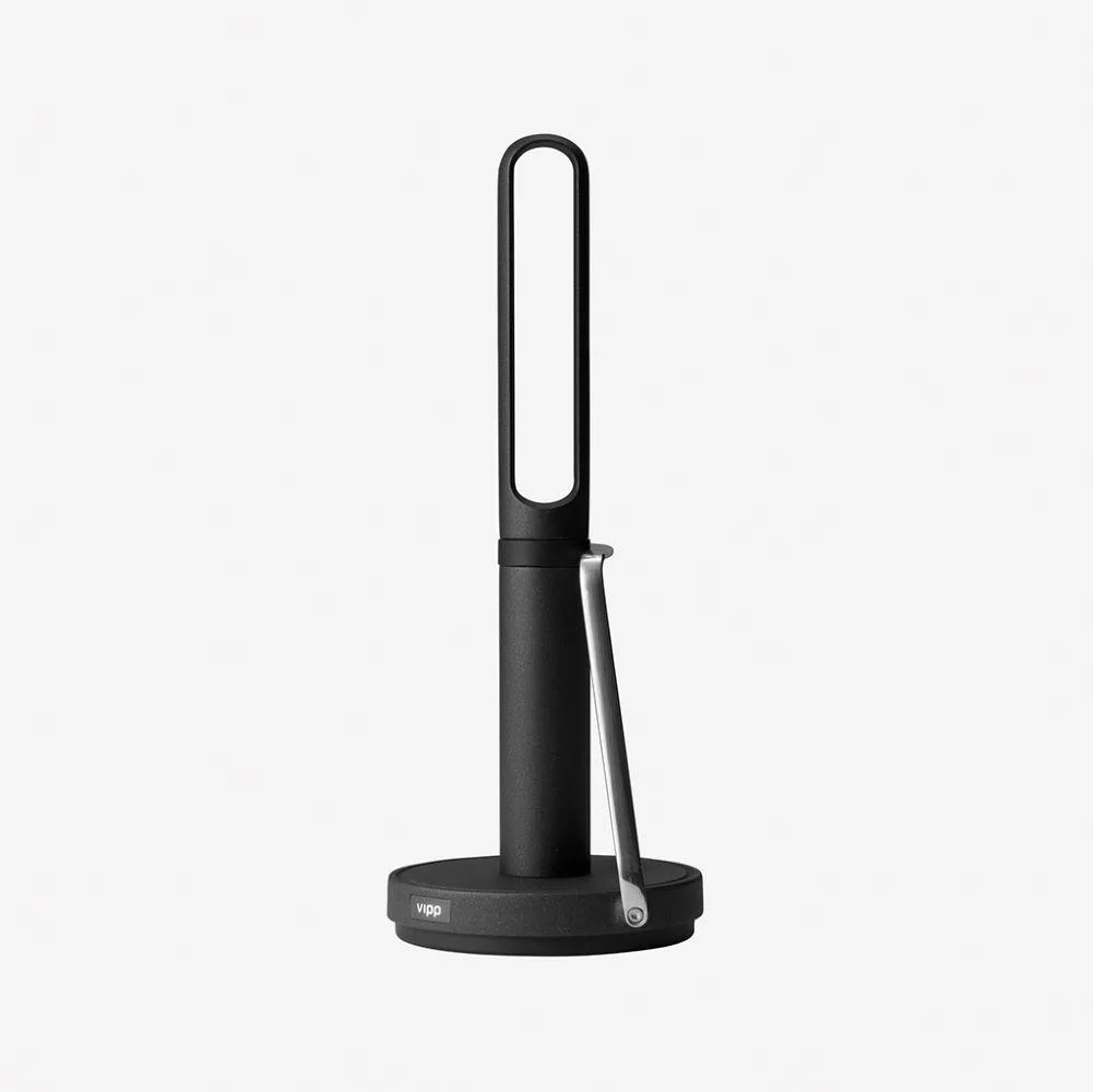 Vipp 266 Kitchen roll holder, black