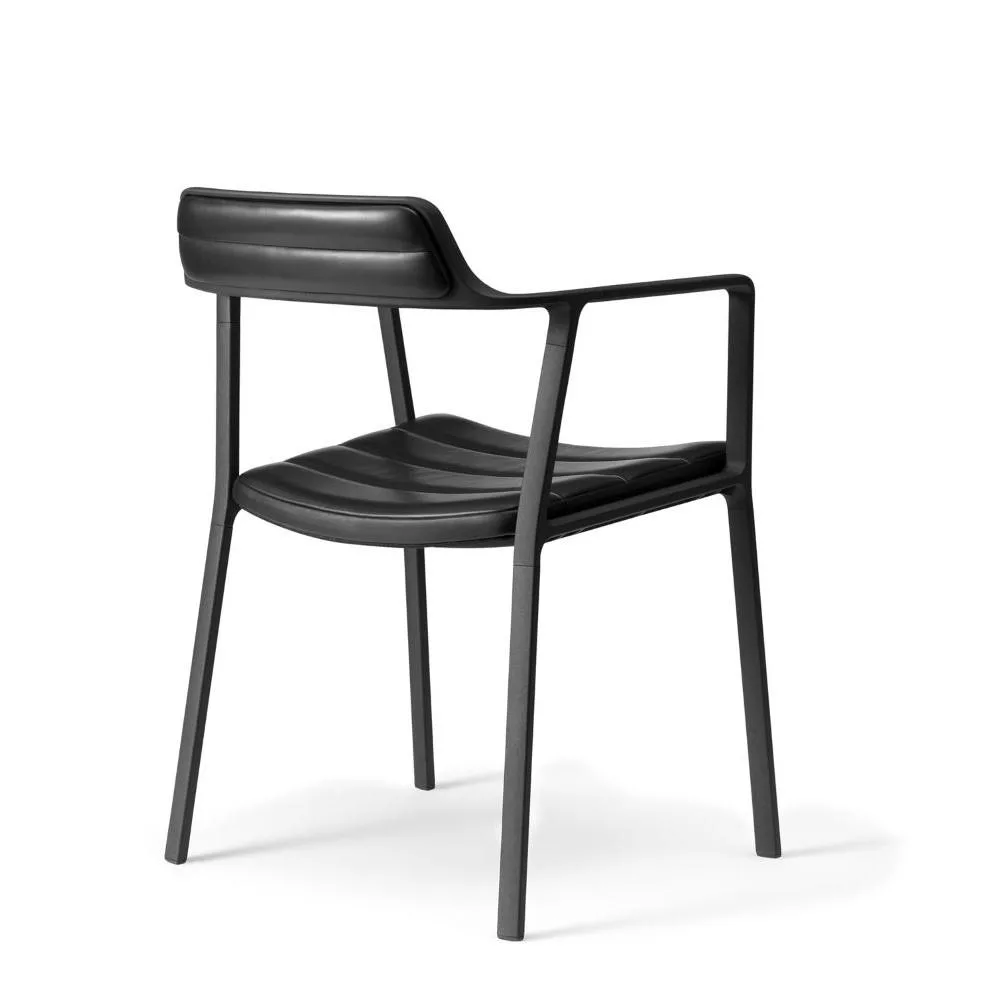 Vipp 451 Chair, black leather - Image 3