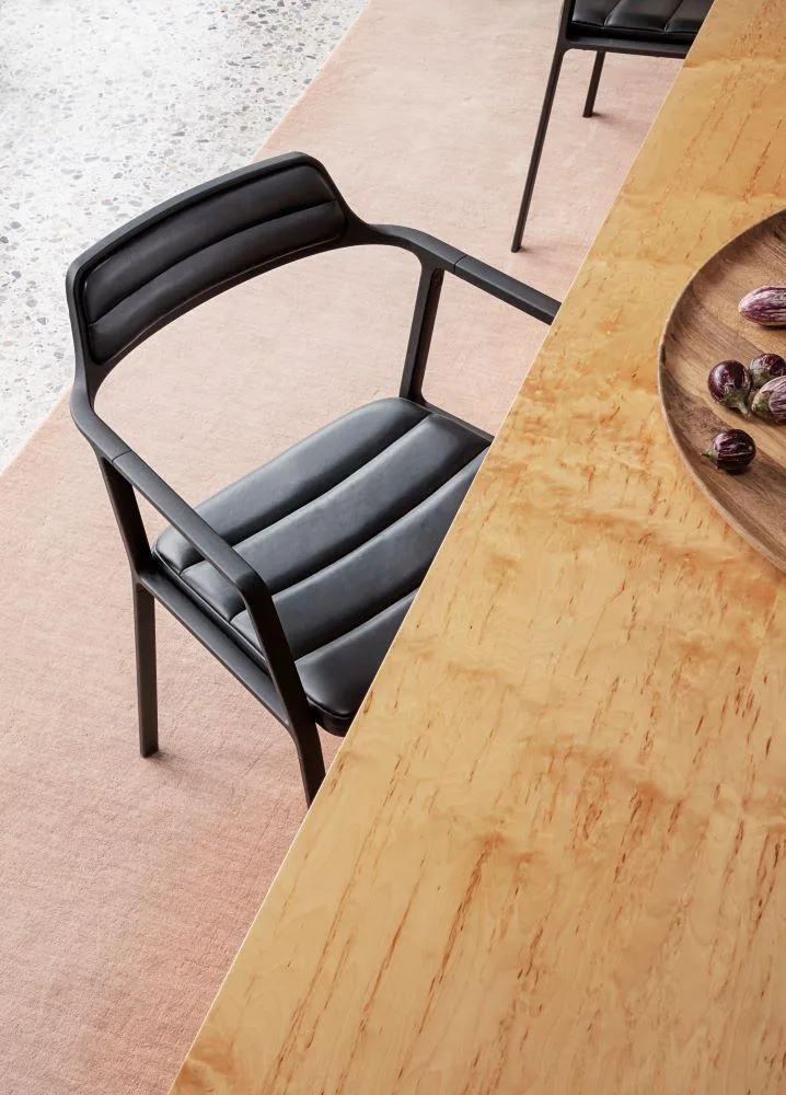 Vipp 451 Chair, black leather - Image 4
