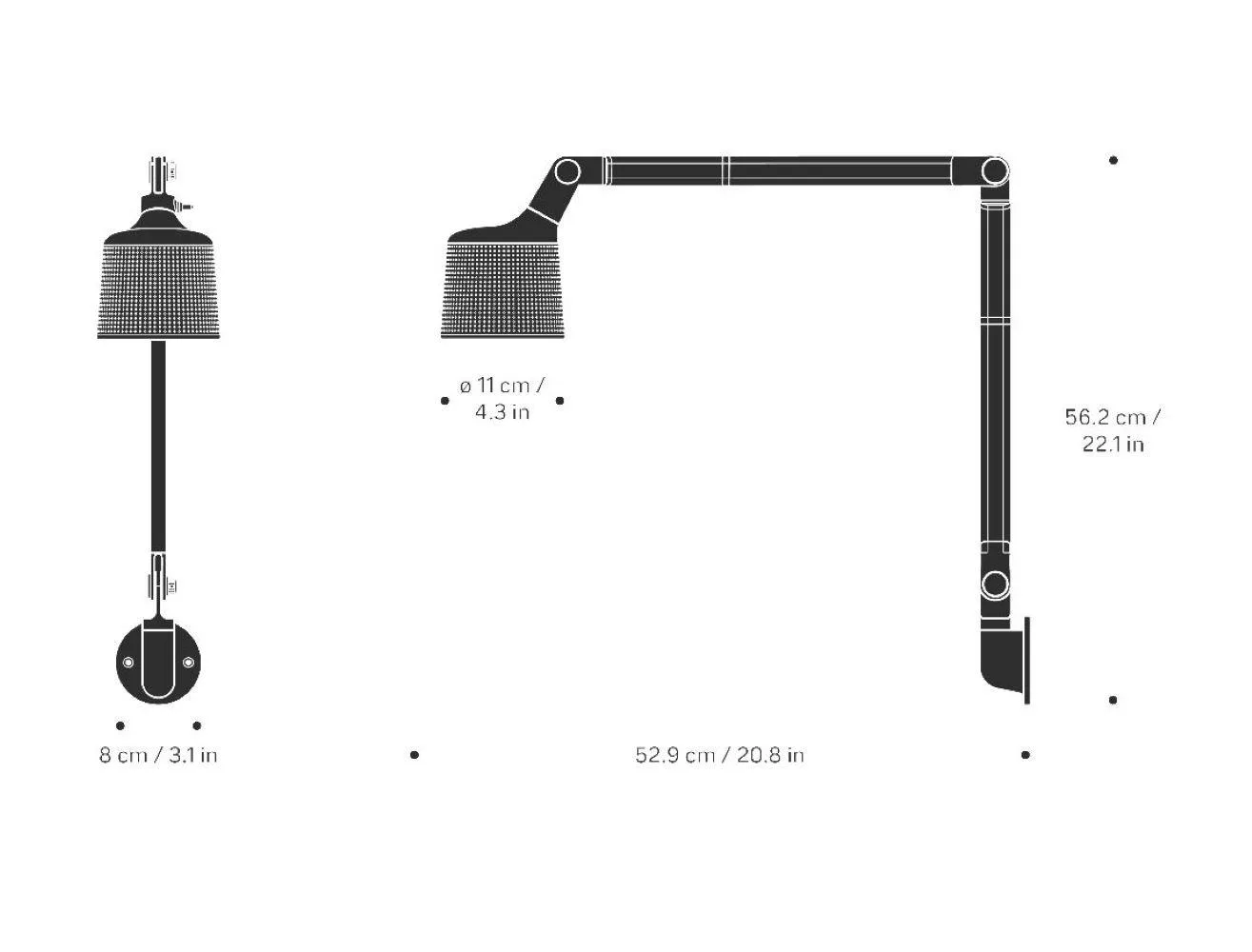 Vipp 522 Wall lamp, black - Image 5