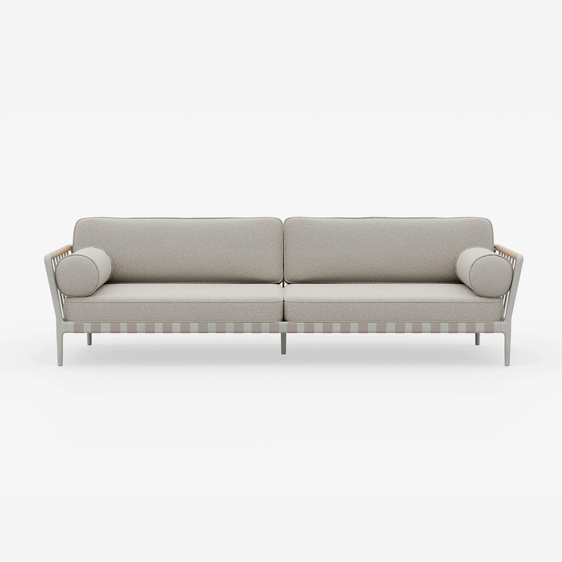 Vipp 720 Open-Air 3-seater sofa, light grey/beige