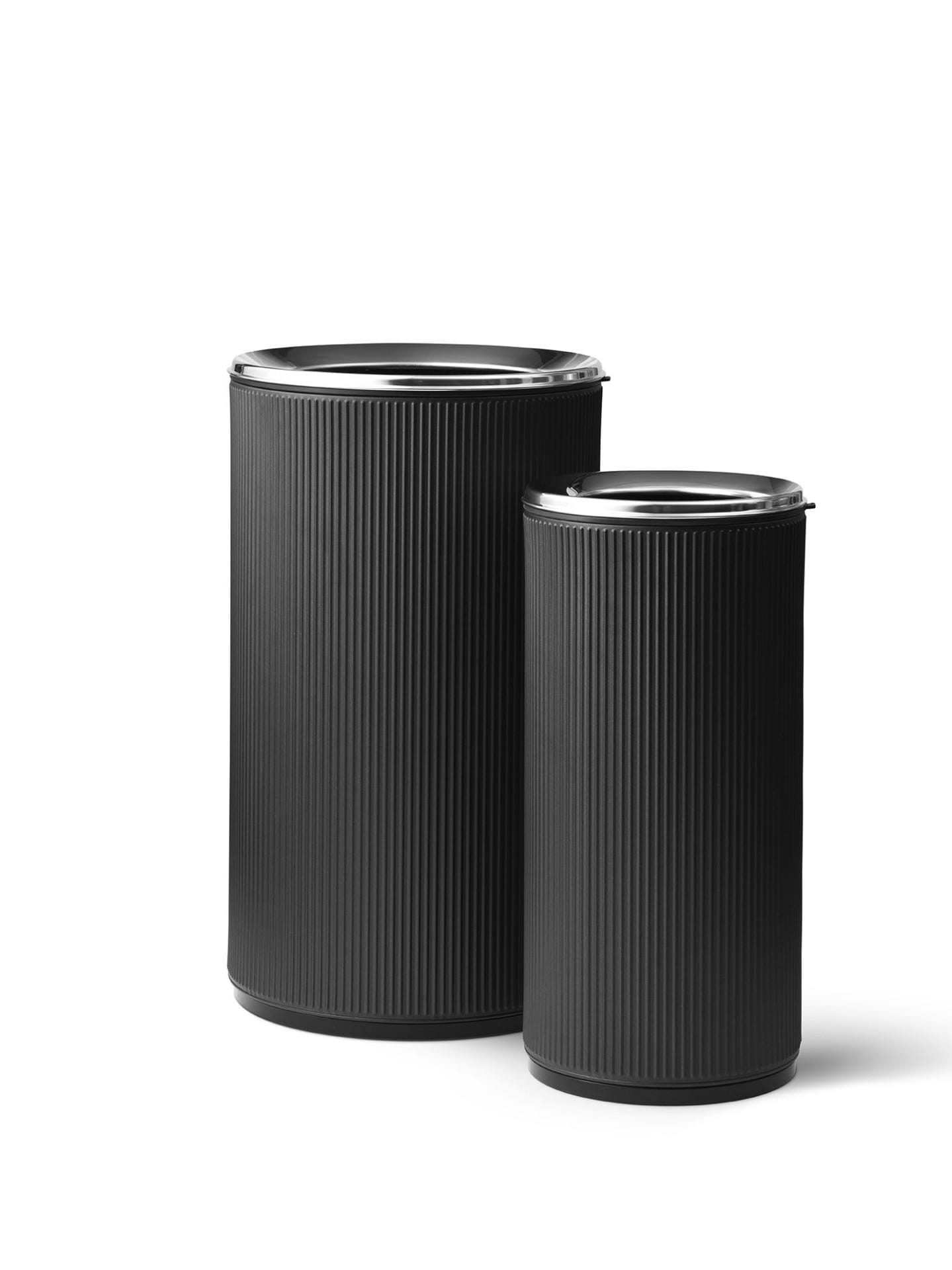Vipp 18 open top bin 22L, musta/teräs - Image 3