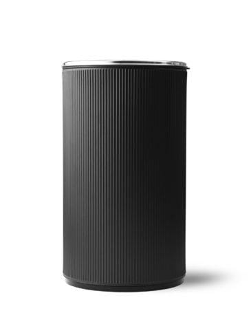 Vipp 19 open top bin 60L, musta/teräs