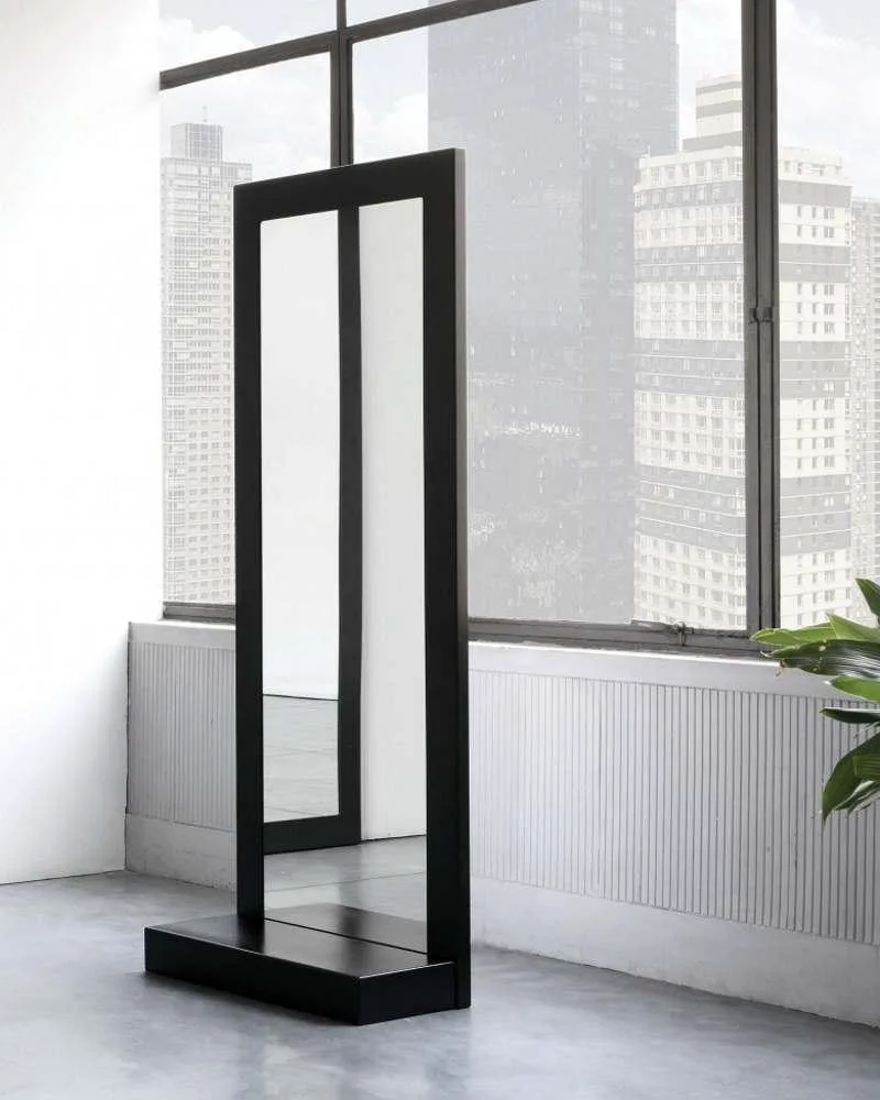 Zeus FRAME -peili jalustalla, musta - Image 2