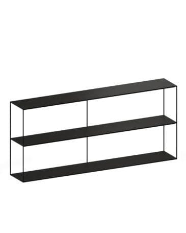 Zeus SLIM IRONY -sivupöytä, 124 cm, musta