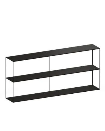Zeus SLIM IRONY -sivupöytä, 124 cm, musta