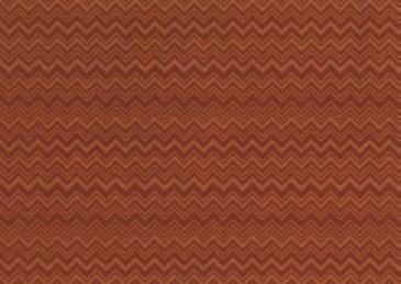 Missoni Home Zig Zag flock - tapetti, terrakotta