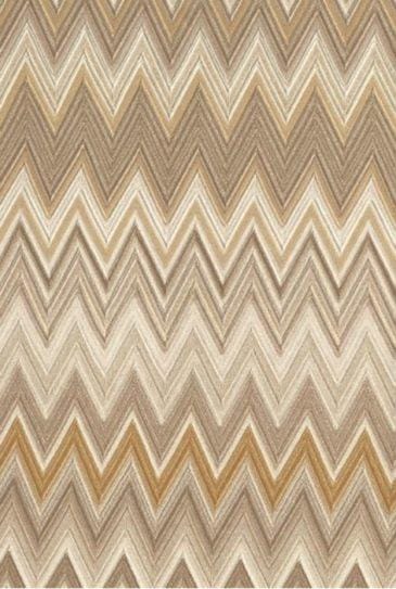 Missoni Home Zig Zag Multicolore - tapetti, beige/kulta