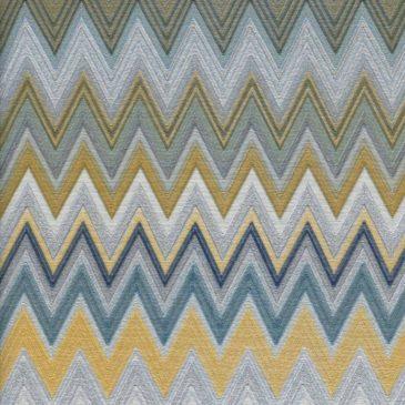 Missoni Home Zig Zag multicolore metallic - tapetti, vihreä