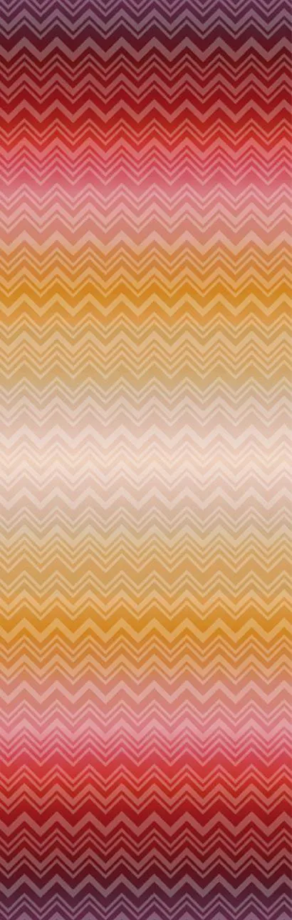Missoni Home Zig Zag Sfumato paneeli - tapetti, keltainen/punainen