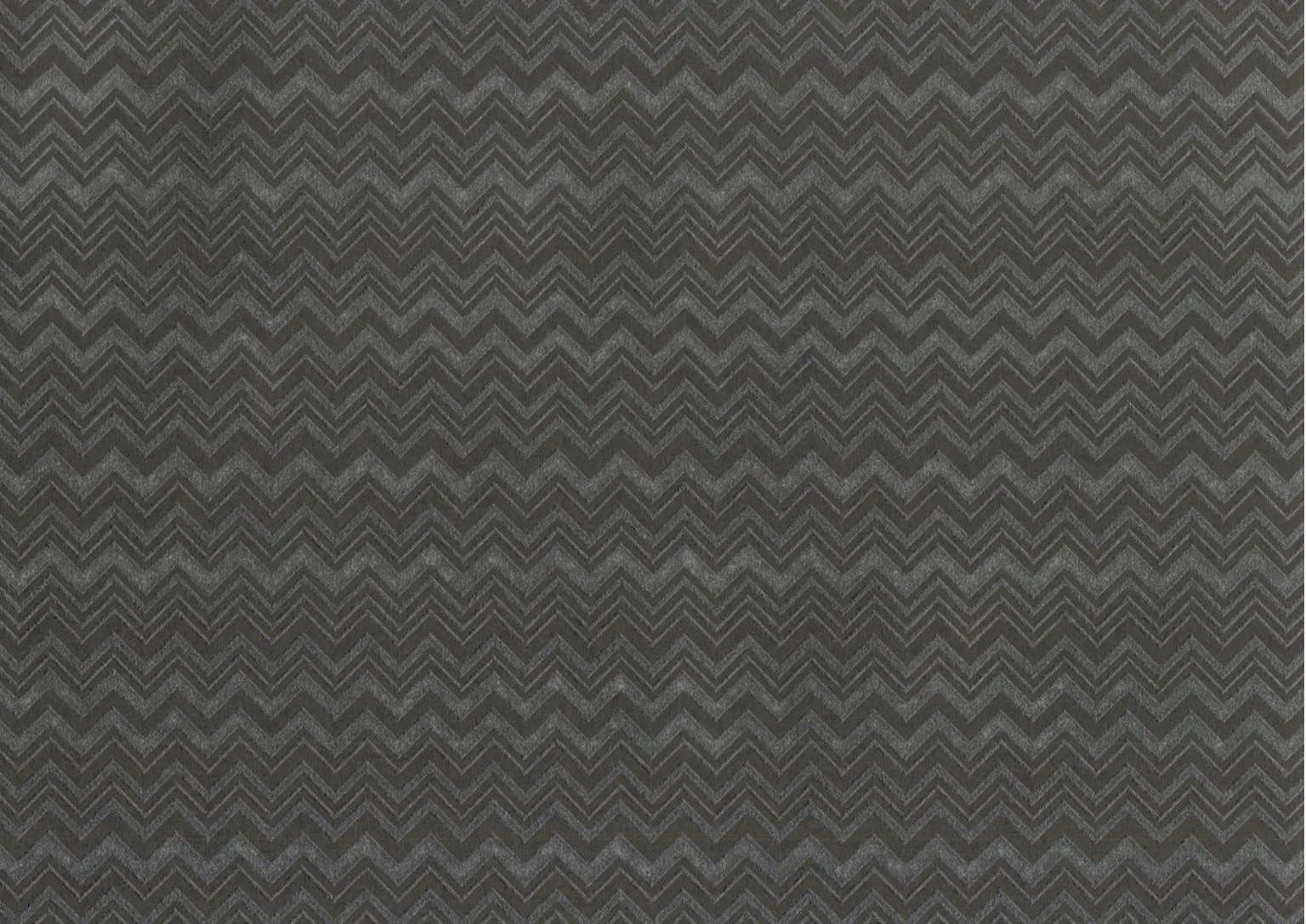 Missoni Home Zig Zag - tapetti, tummanharmaa