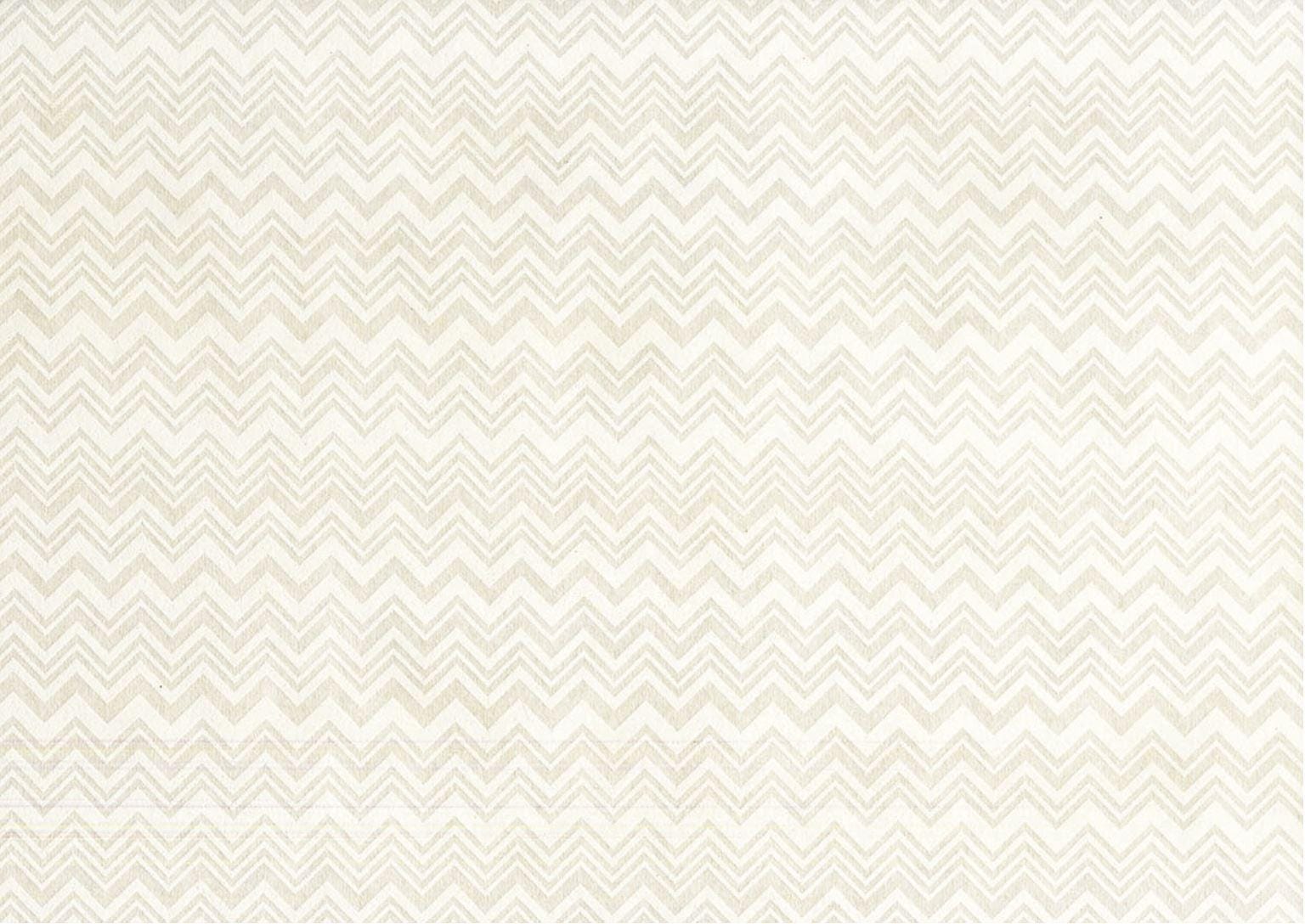 Missoni Home Zig Zag - tapetti, valkoinen