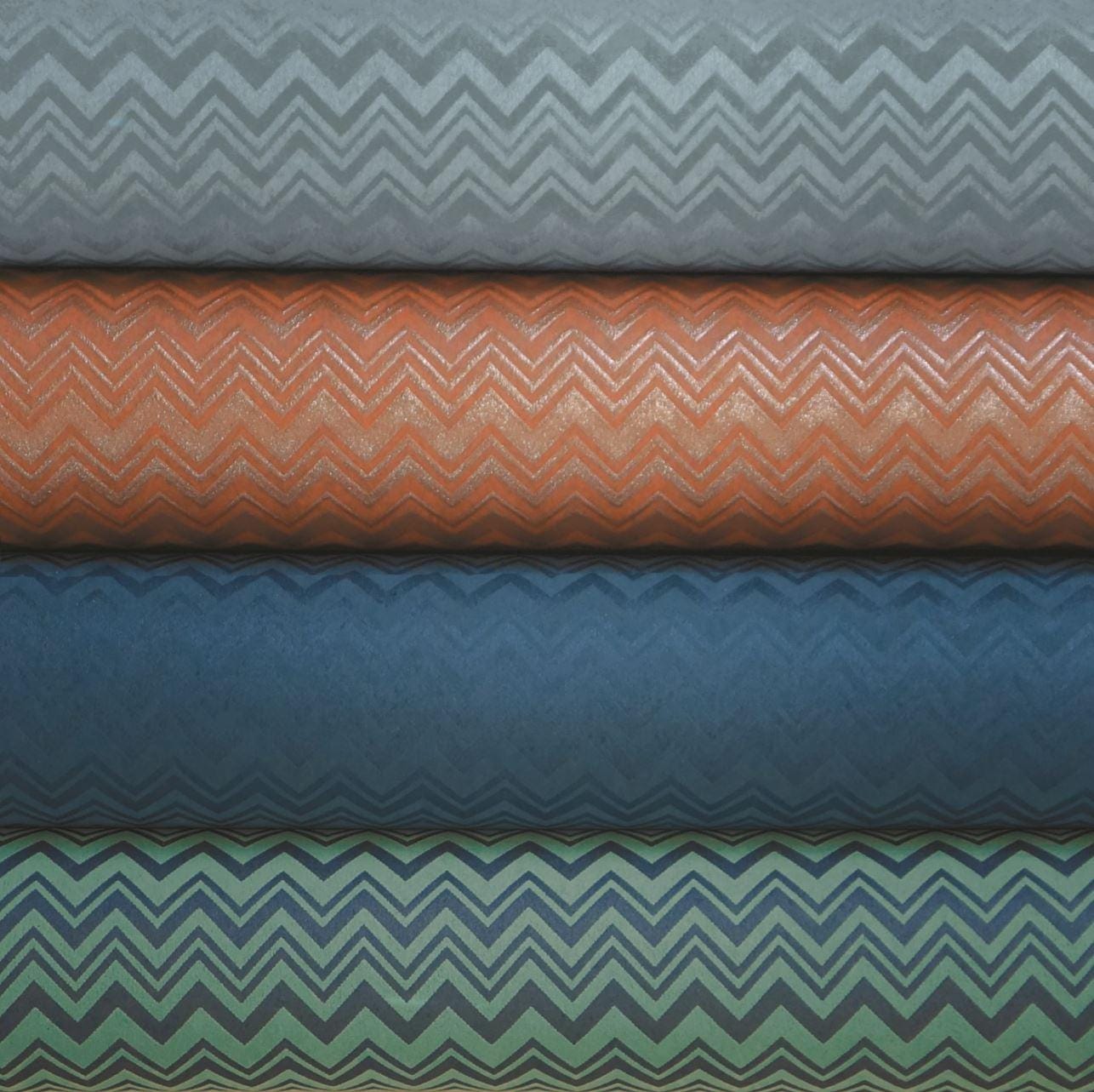 Missoni Home Zig Zag - tapetti, petroli - Image 3