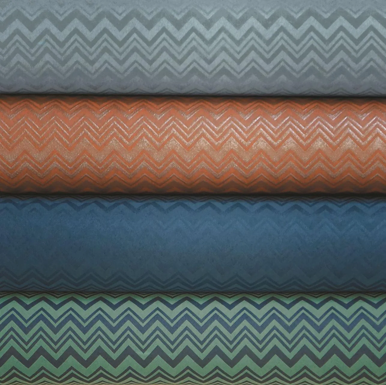 Missoni Home Zig Zag - tapetti, tummanharmaa - Image 3
